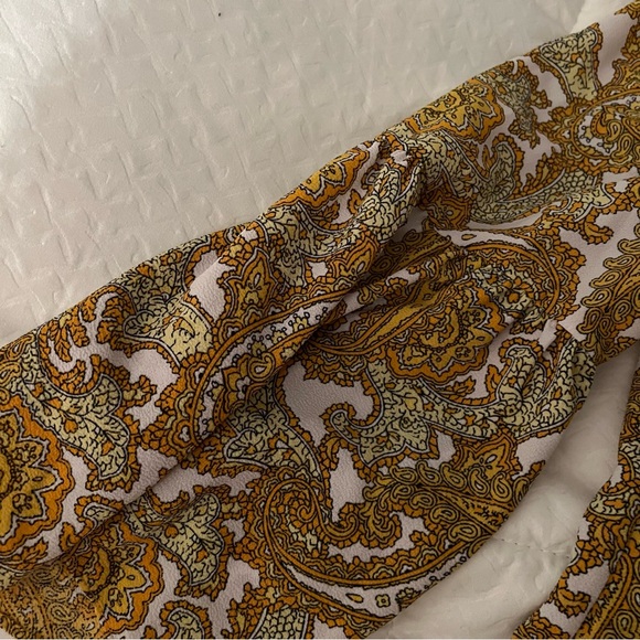 Michael Kors Blouse Paisley Mandala Print Woman’s XL - Picture 6 of 6